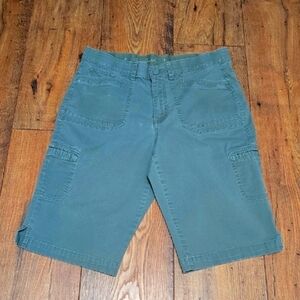 Gloria Vanderbilt light Green Women Cargo Shorts
